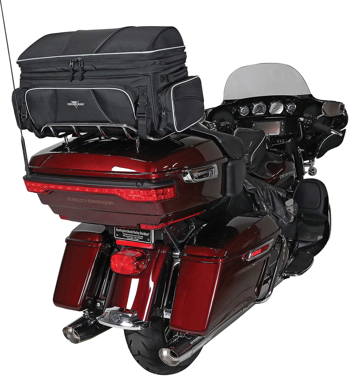 Nelson Rigg NR-300 Route 1 Traveler Tour Trunk Bag, Black Harley Davidson Ultra, Indian Roadmaster, Honda Gold Wing