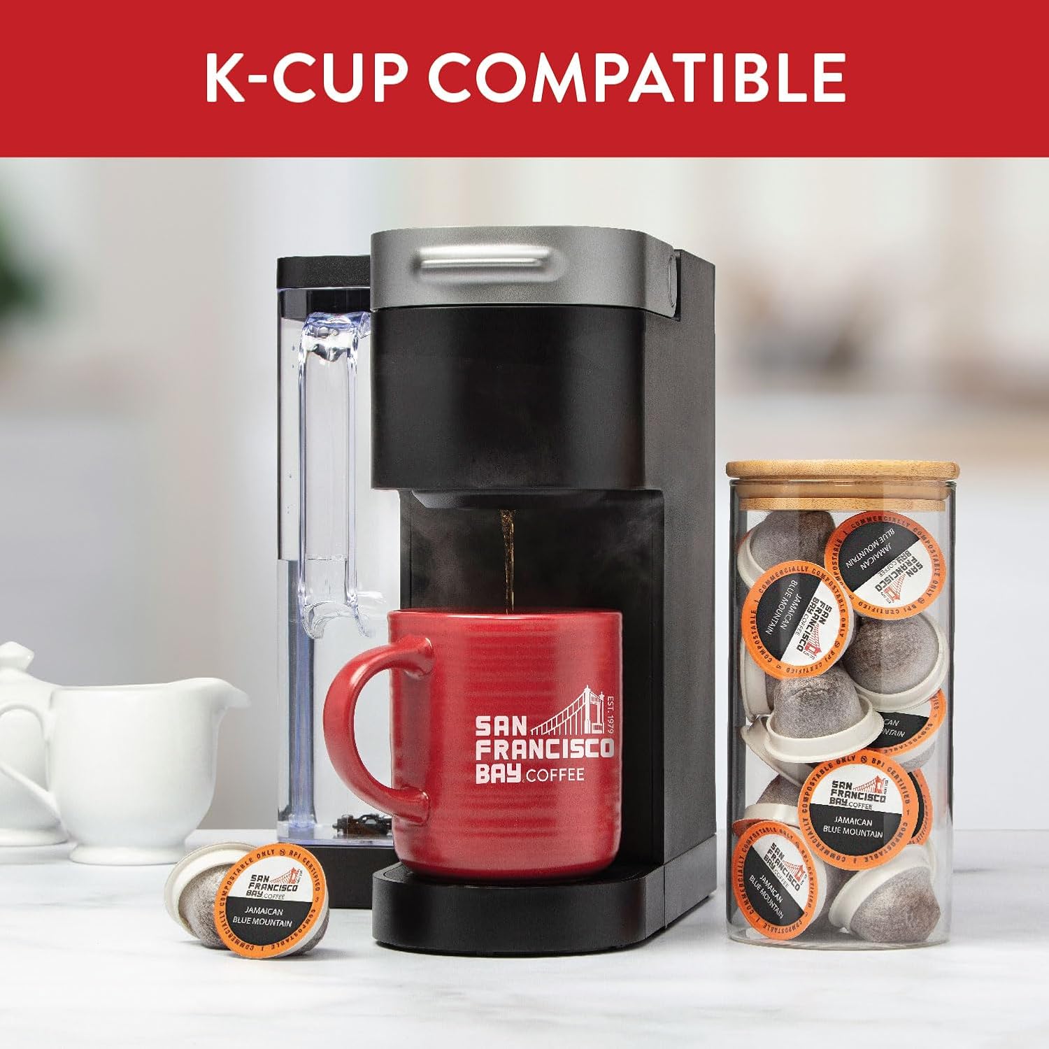 SAN FRANCISCO BAY FRENCH ROAST 24 ONE CUPS for Keurig K-Cup Brewers