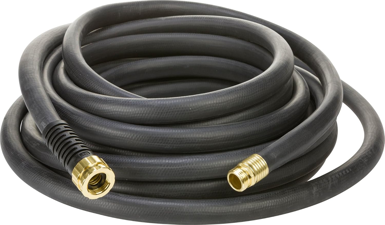 Swan Products CELSGC58050 Element MAXLite Premium Rubber+ Water Hose with Crush Proof Couplings 50' x 5/8", Black