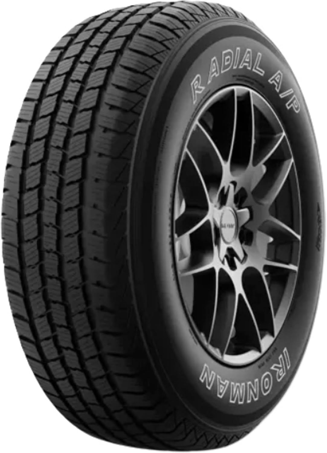 Ironman Radial A/P 265/70R17 115T | Truck/SUV Highway All Season Traction 115T Rated Standard Load Radial Construction Outlined White Lettering Tire