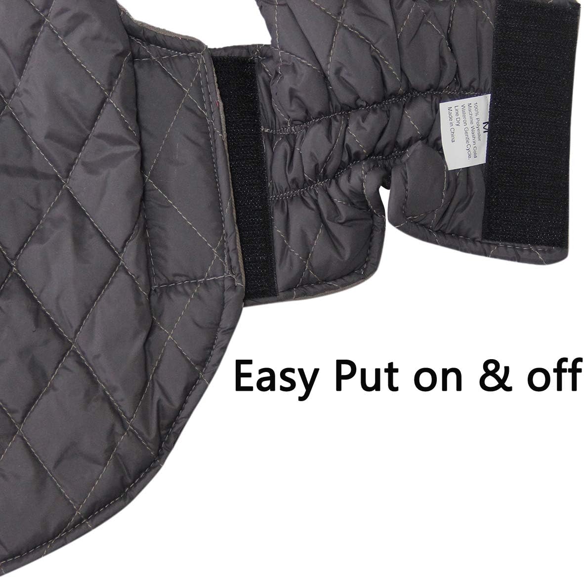 Vecomfy Reversible Dog Coat for Small Dogs with 2 Leash Openings