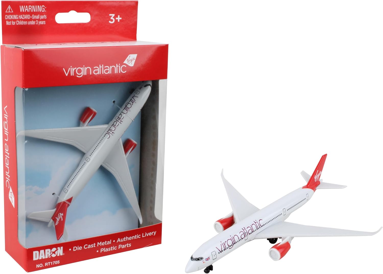 Daron British Airways Concorde Single Plane Toy , White Small