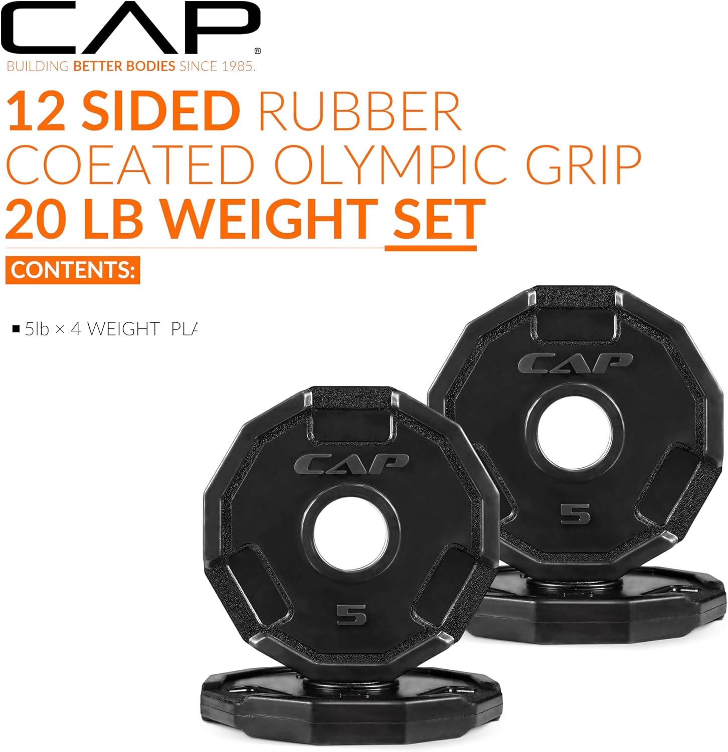 CAP Barbell 2-Inch Olympic Weight Plate | Multiple Options