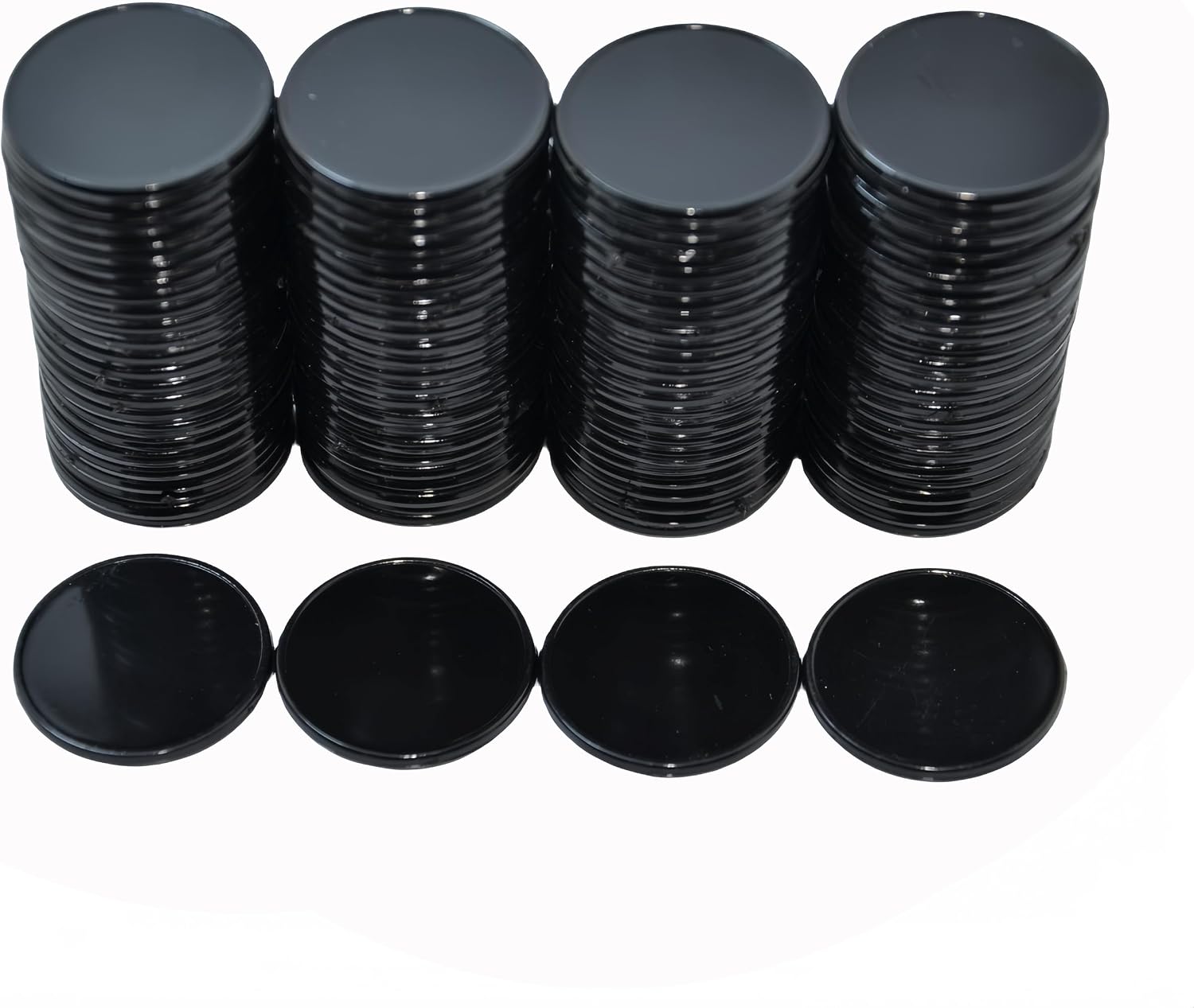 Smartdealspro Set of 100 25MM/1 Inch Opaque Plastic Learning Counting Counters Poker Chips (Red)