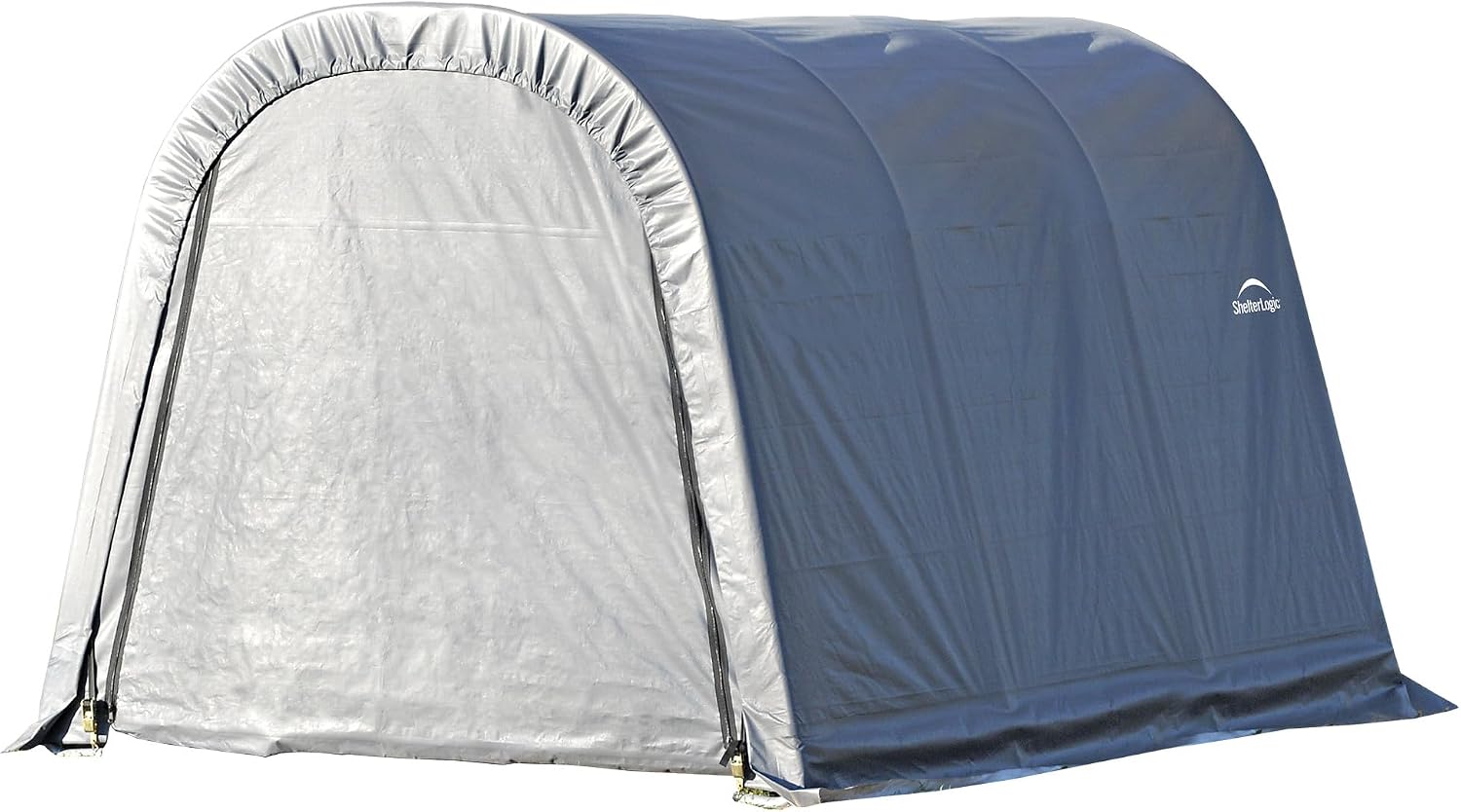 ShelterLogic 77813 Grey 10'x12'x8' Round Style Shelter