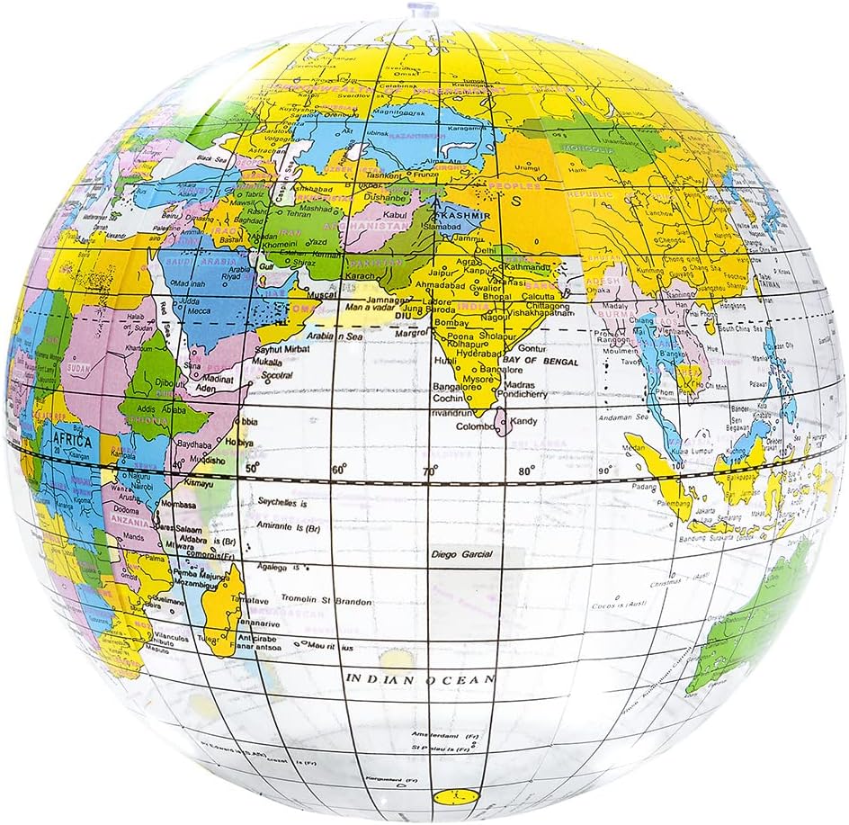 Rhode Island Novelty 16" Clear Globe Inflate