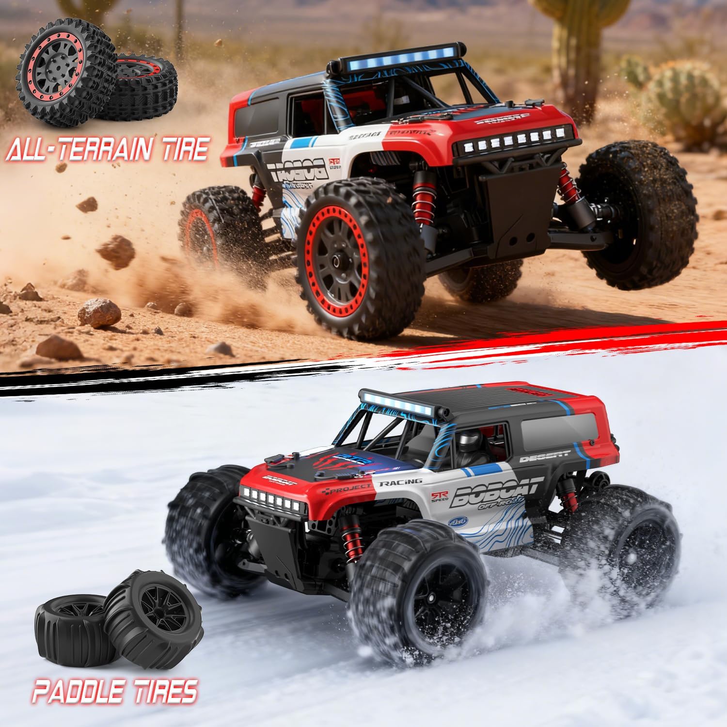1/16 Brushless RC Car S912Pro, Electric 4WD High Speed RC Car, 2.4G Remote Control RC Truck