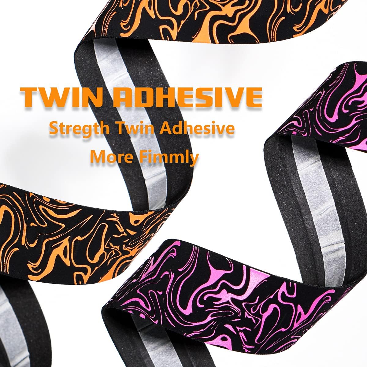 Chooee Road Bike Handlebar Tape,2PCS Bicycle Bar Tape,Red/Blue/Green/Yellow/Orange/Purple/Silver/Black