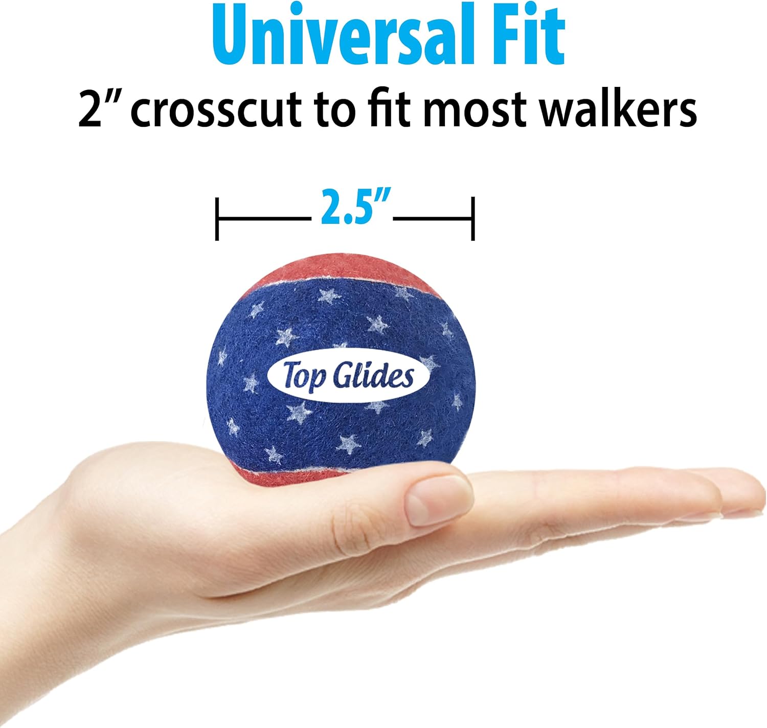 Top Glides Precut Walker Tennis Ball Glides