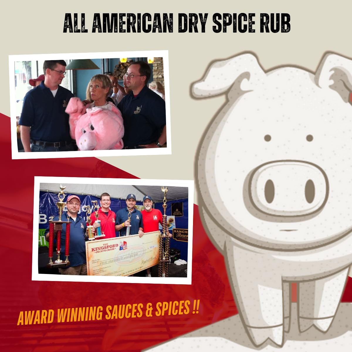 Pork Barrel BBQ All-Purpose BBQ Seasoning & Rub | Sugar-Free, Gluten-Free, MSG-Free | All American BBQ Seasoning for Chicken, Beef & Pork – 22oz Jar