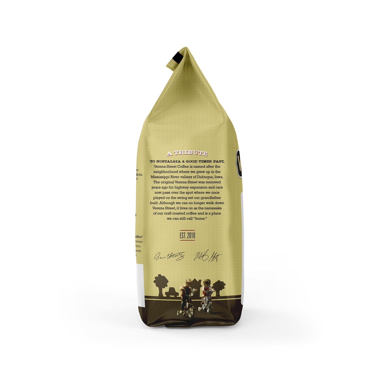 Verena Street 12 Ounce Flavored Ground Coffee, Mississippi Grogg, Medium Roast, Rainforest Alliance Certified Arabica Coffee