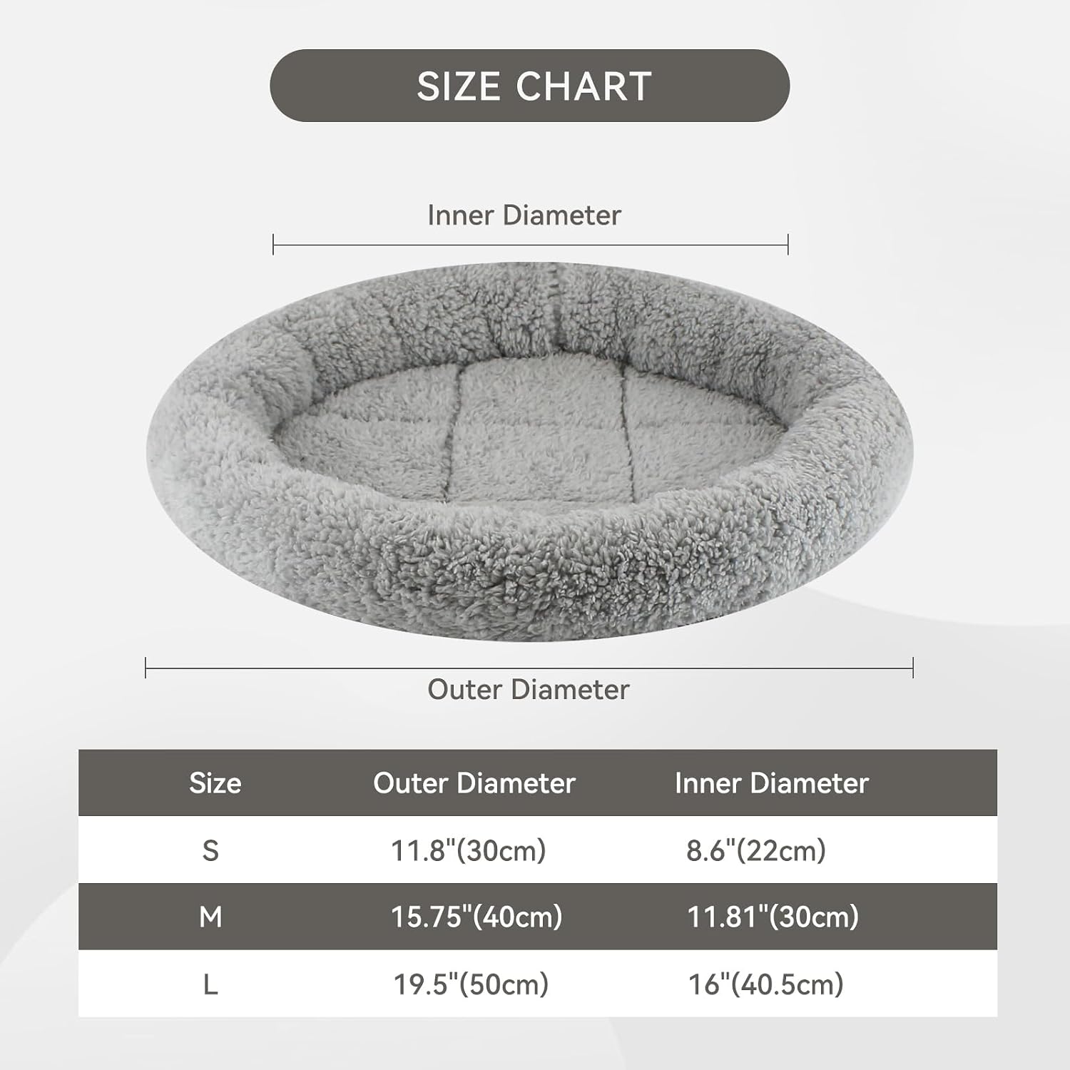 LESYPET Cat Bed for Indoor Cats, Soft Cat Cushion with Cat Pillow Around, Rectangle Kitten Pad Small Bed for Window Sill, 15'' x 10''