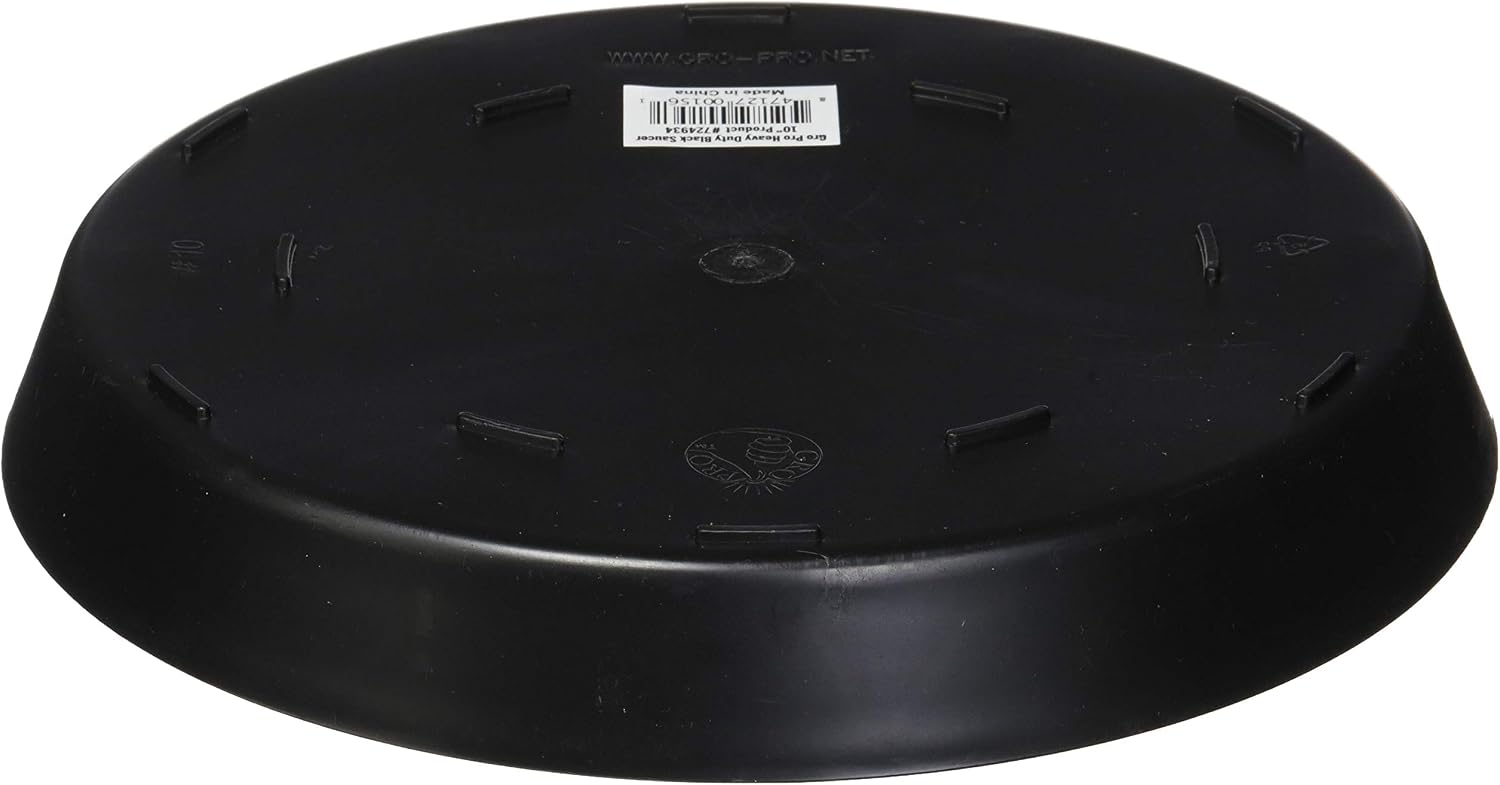Gro Pro Plant Saucer, 16-Inch, Black
