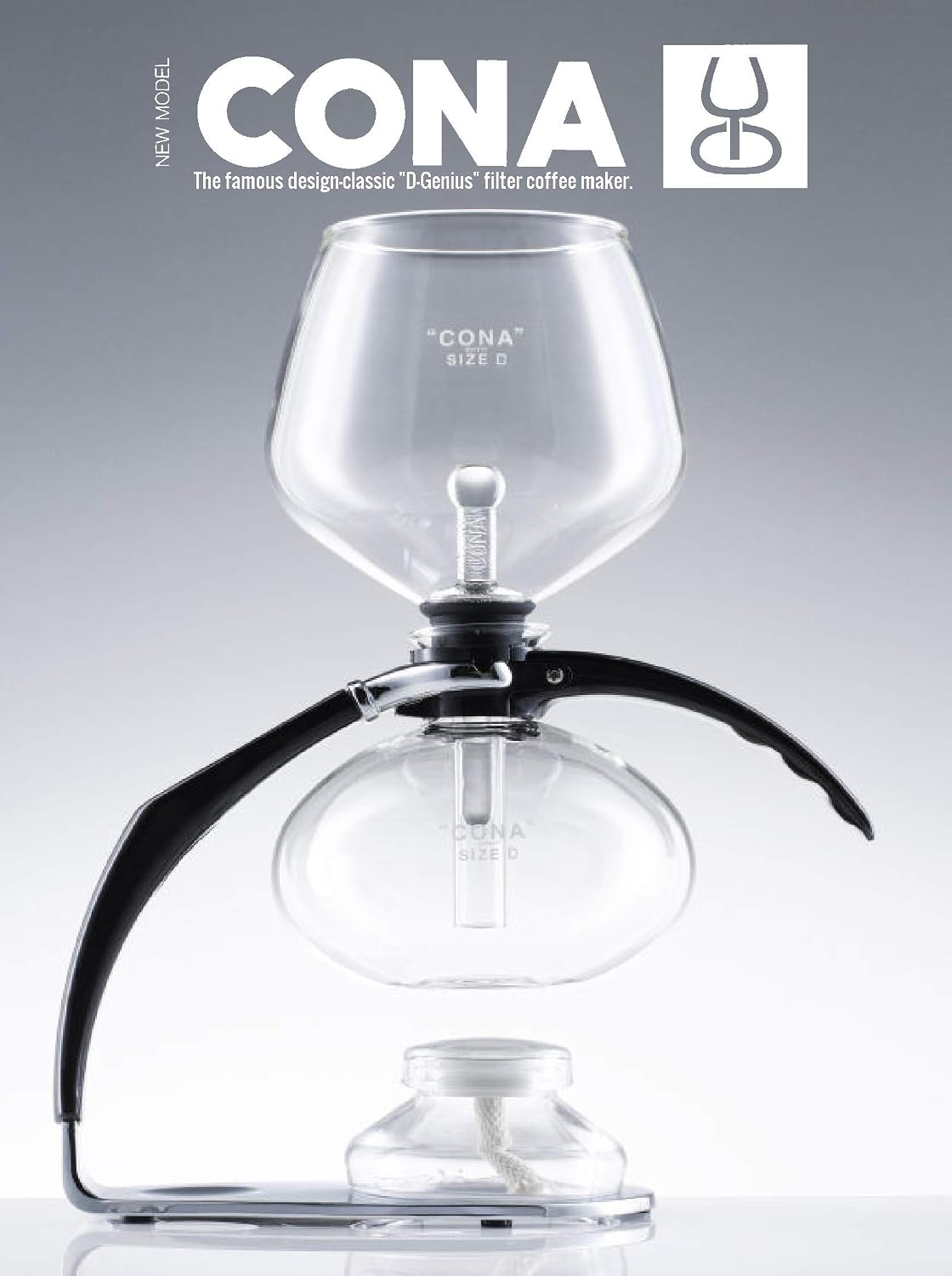 CONA coffee maker D-GENIUS ALL-GLASS