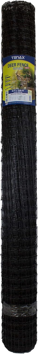 Tenax Deer Fence C-Flex Select 8'x330' Black