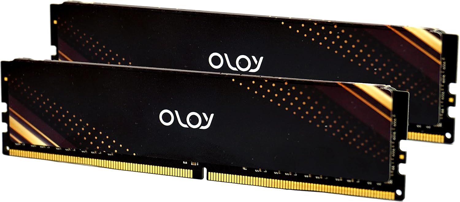 OLOy DDR4 RAM 16GB (2x8GB) Black Owl 2666 MHz CL19 1.2V 288-Pin Desktop UDIMM (MD4U082619BJDA)