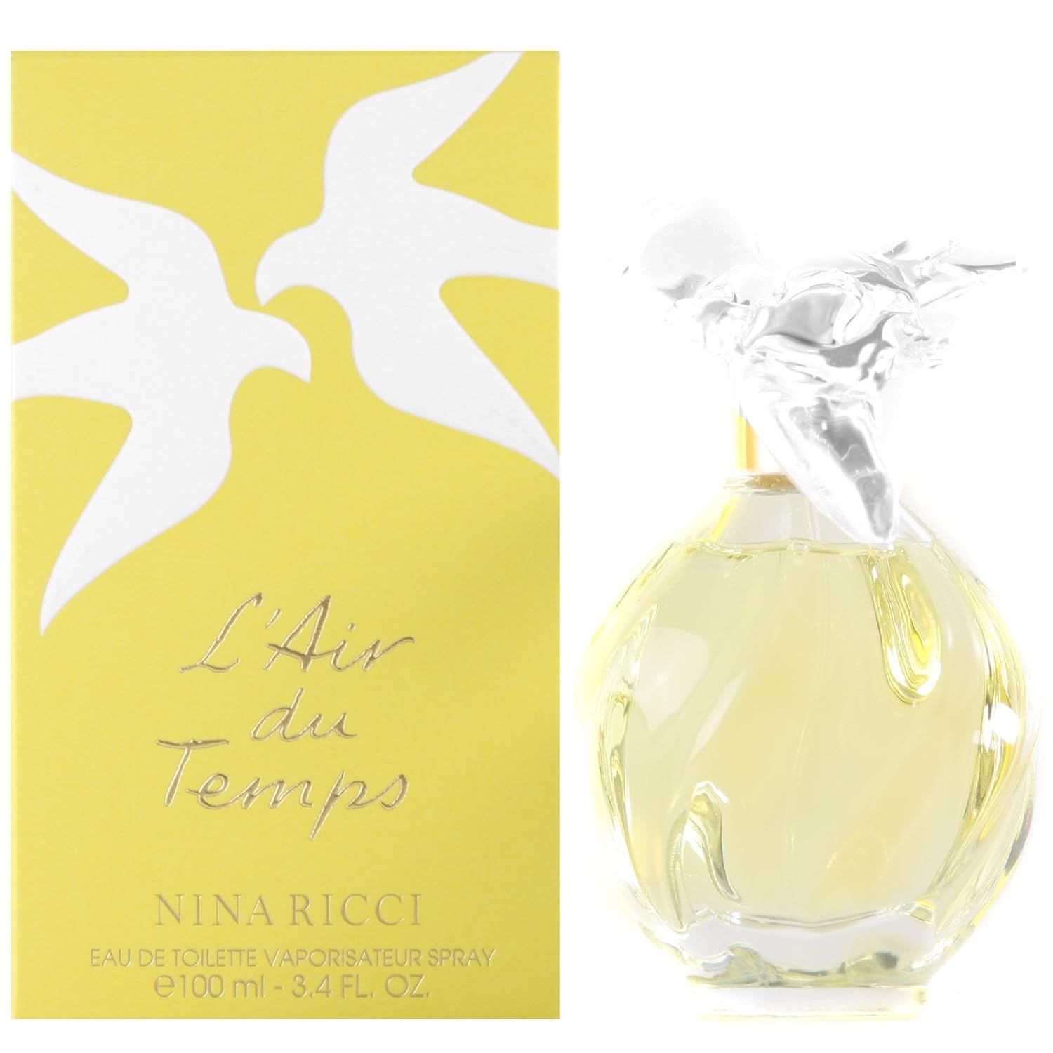 Nina Ricci L'air du Temps for Women - 3.3 oz EDT Spray (Refillable)