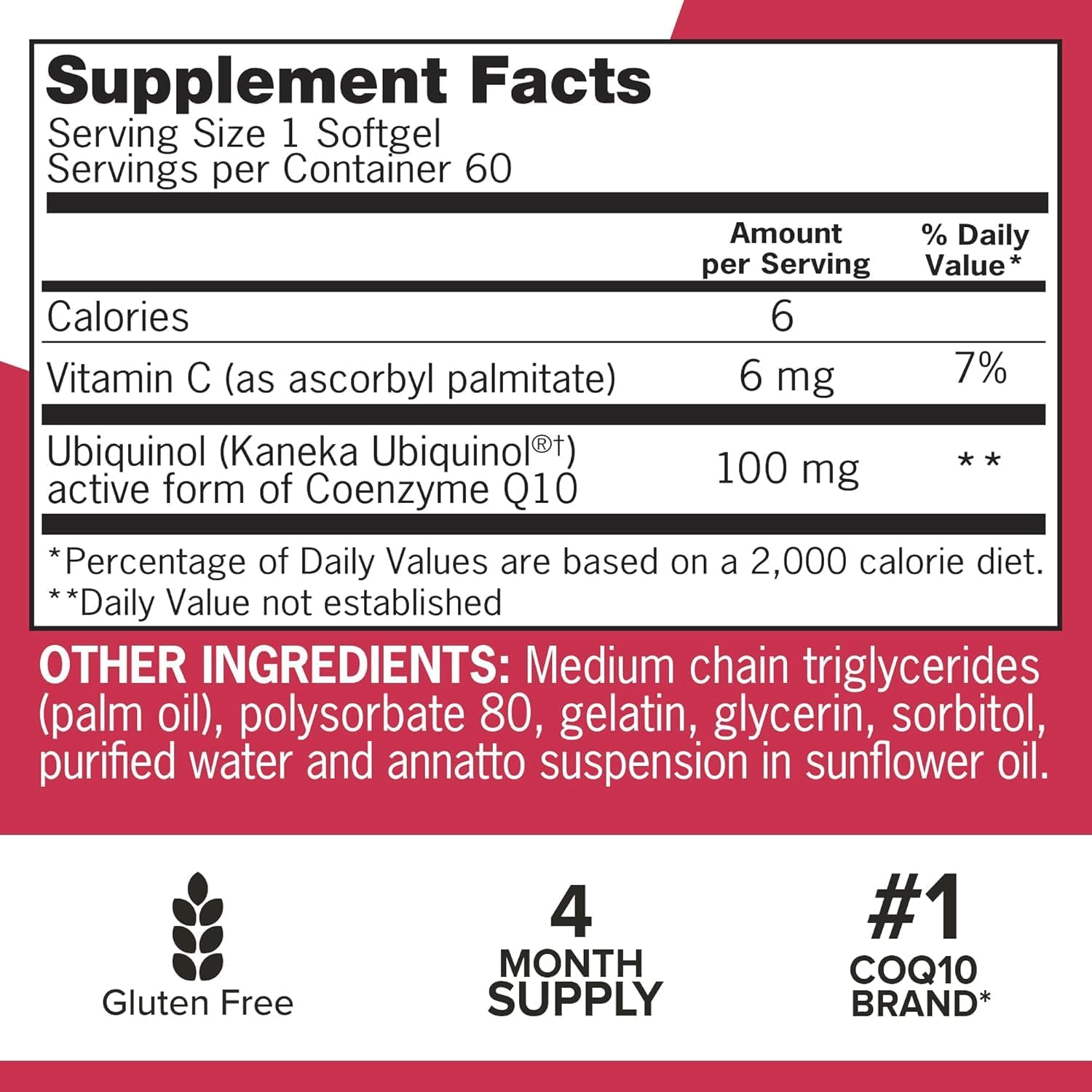 Qunol Mega Ubiquinol CoQ10 100mg, Superior Absorption, 100 Softgels | #1 Cardiologist Recommended Supplement for Heart Health, Coenzyme Q10 Supplement to support Vascular Health & Cellular Energy