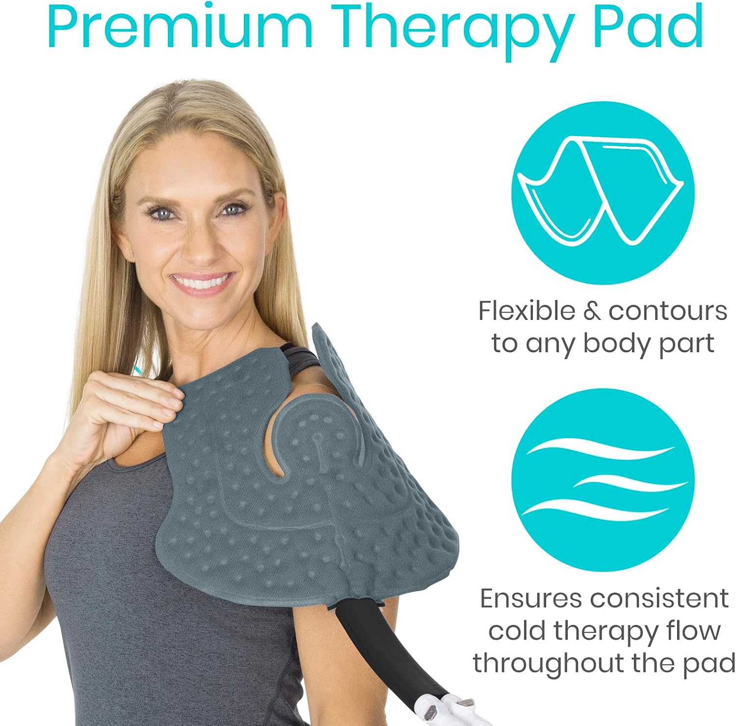 Vive Ice Machine for Knee & Shoulder After Surgery - Cold Therapy for Hip