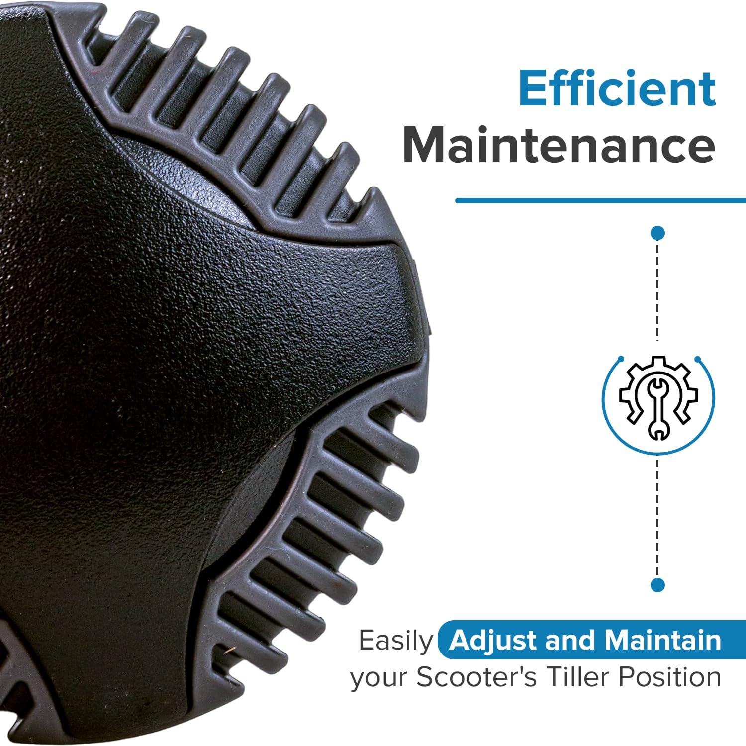 Tiller Adjustment Knob for Pride, Go-Go, and Jazzy Mobility Scooters - Replacement Knobs for GOGO Elite Traveller and Ultra X, Jazzy Zero Turn