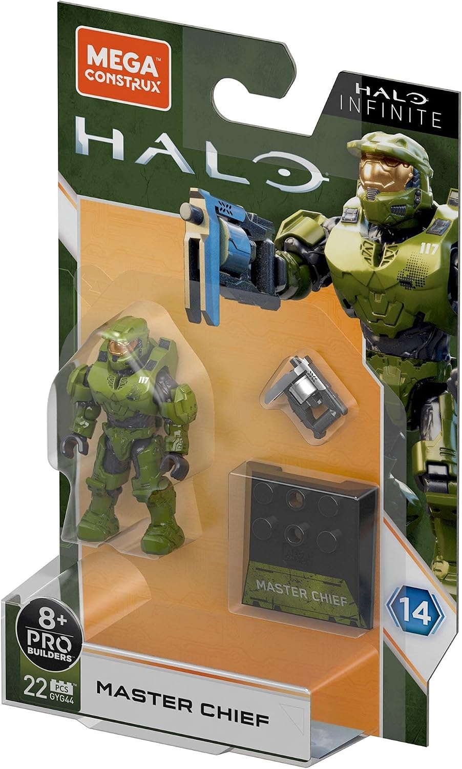 Mega Construx Halo Infinite Heroes Series 14 Master Chief Mini Figure
