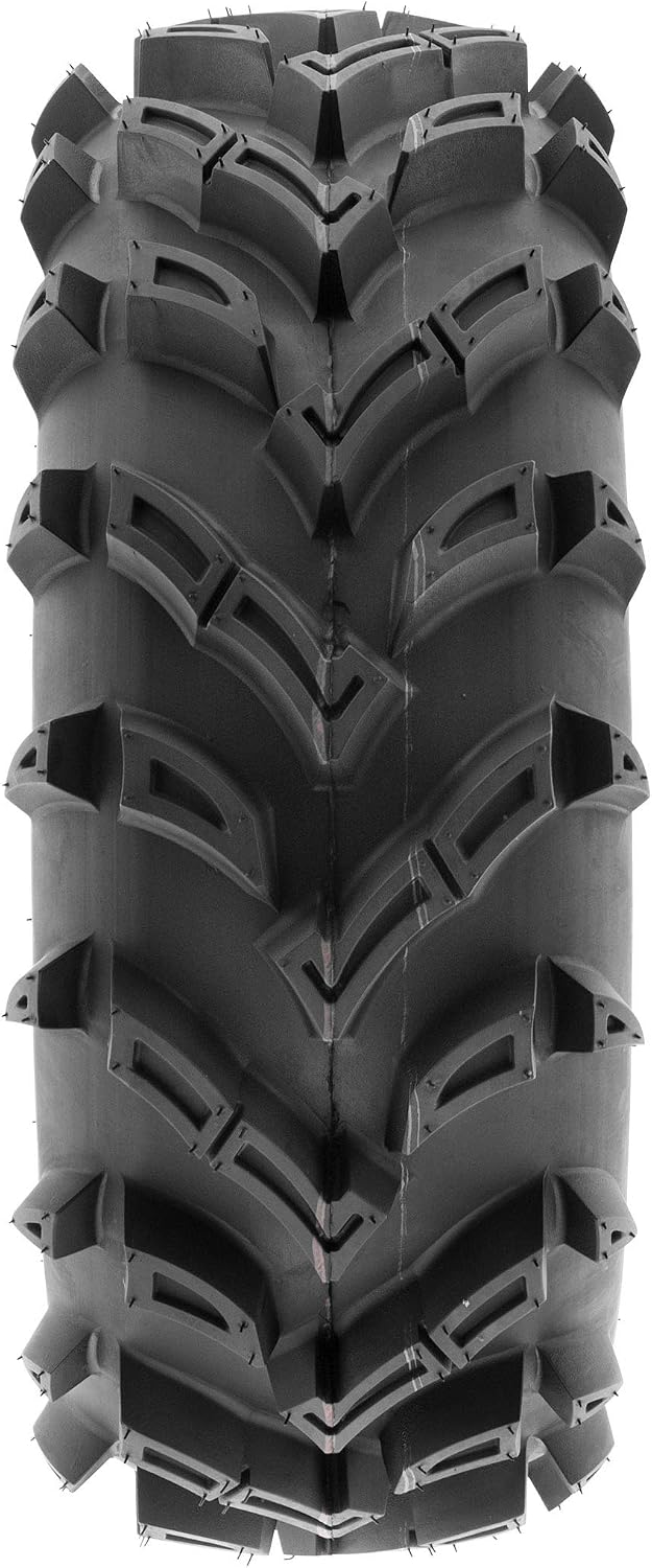 Set of 2 SunF A024 22x11-9 ATV UTV Mud/Trail Tires, 6-PR, Deep Directional Tread