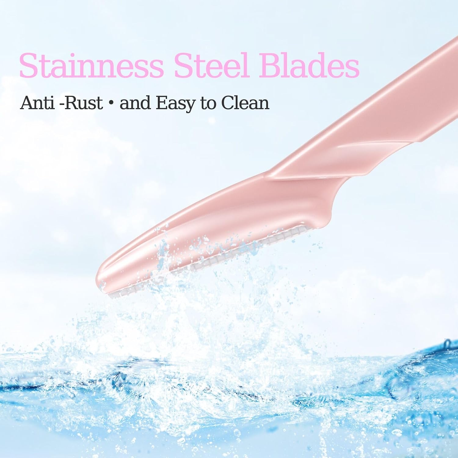 40pcs Dermaplane Razor for Women Face, Stainless Steel Eyebrow Razor
