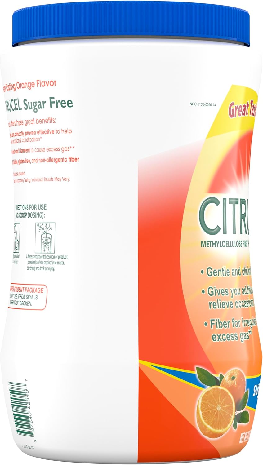 Citrucel Powder Fiber Therapy for Occasional Constipation Relief, 32 oz | Sugar Free