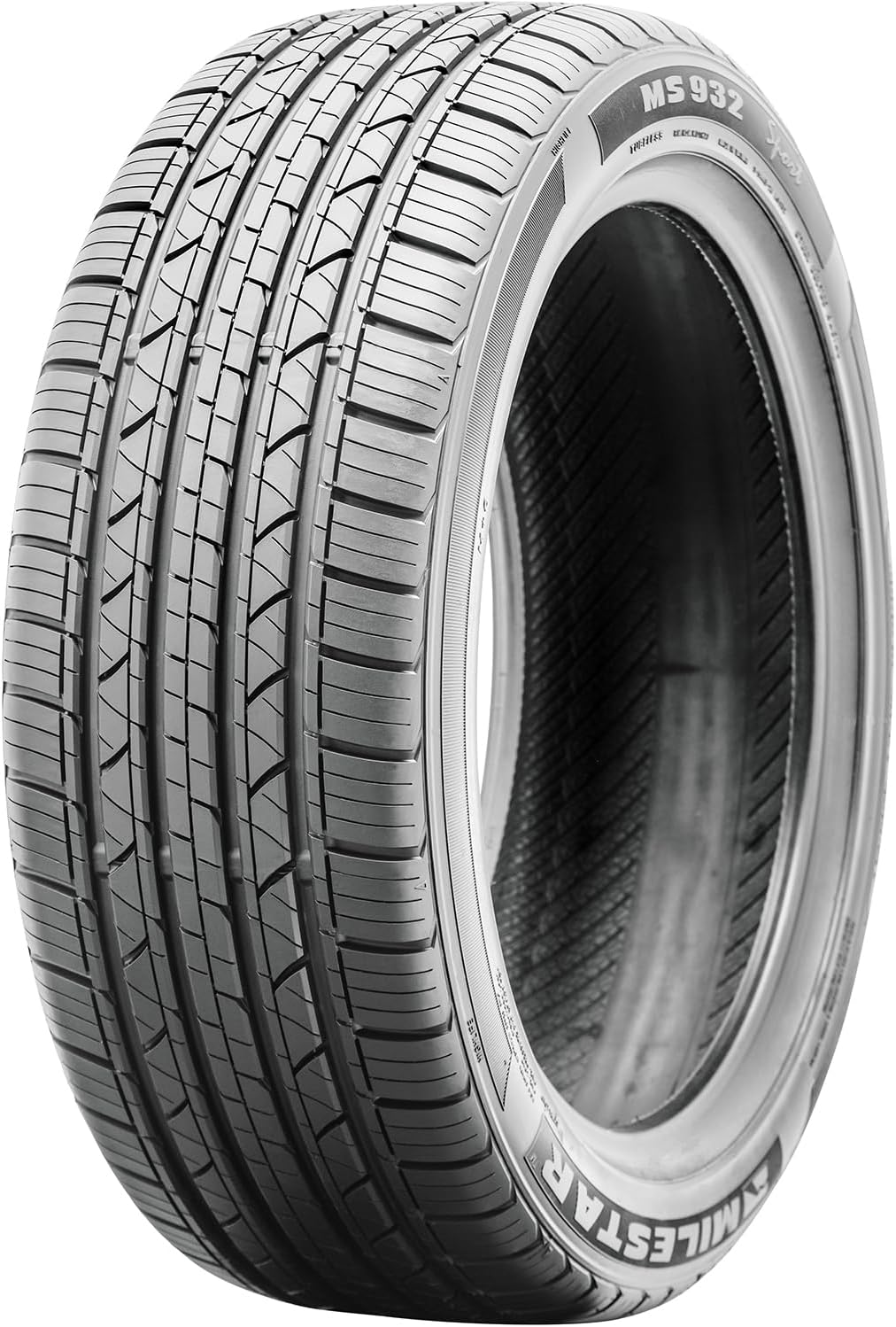 Milestar MS932 Sport 225/55R17 101V XL | Truck/SUV Performance All Season Traction 101V Rated Extra Load Radial Construction Black Sidewall Tire