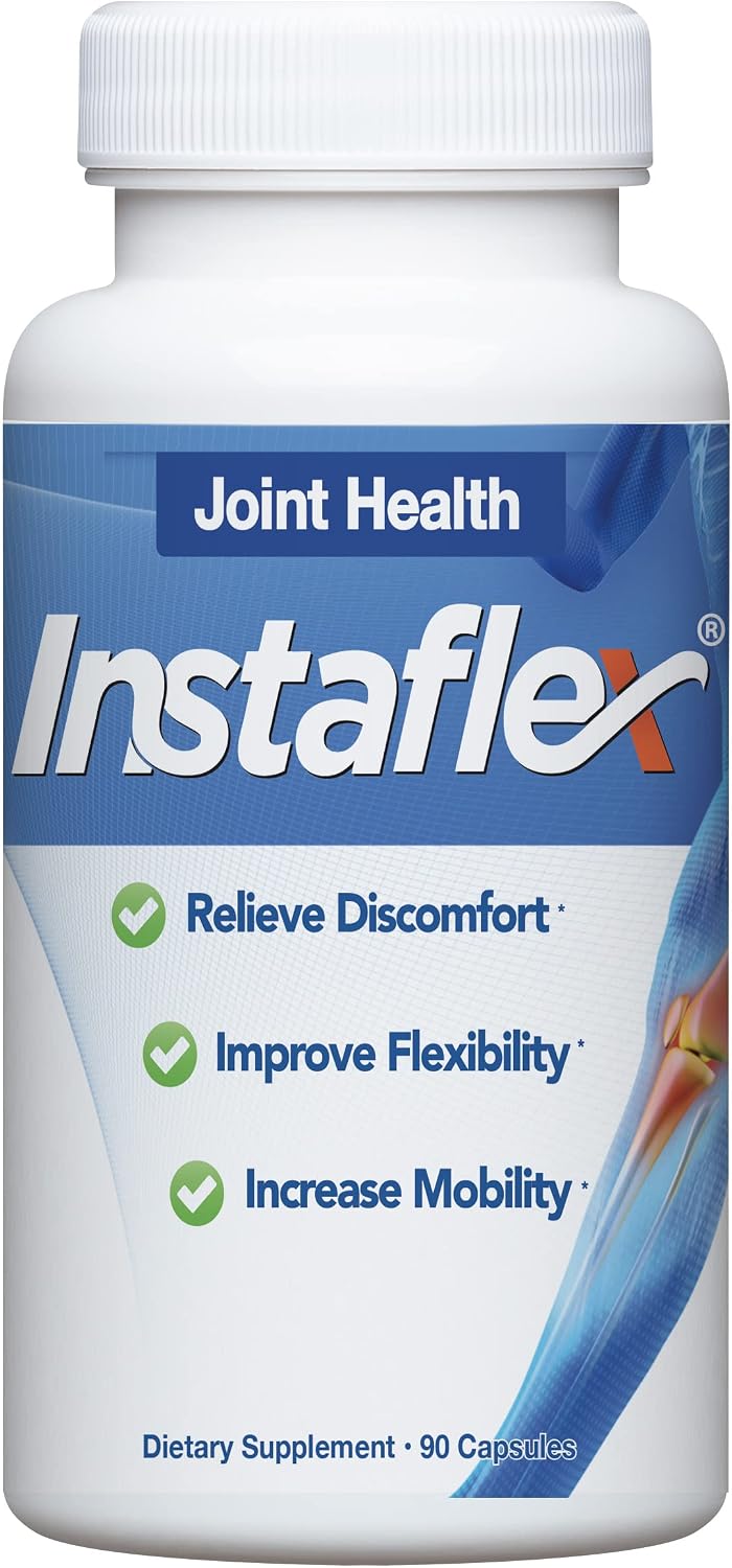 Instaflex Joint Support Supplement for Men and Women with Glucosamine, 90ct | Joint Health, Relieve Discomfort, Improve Flexibility, Increase Mobility