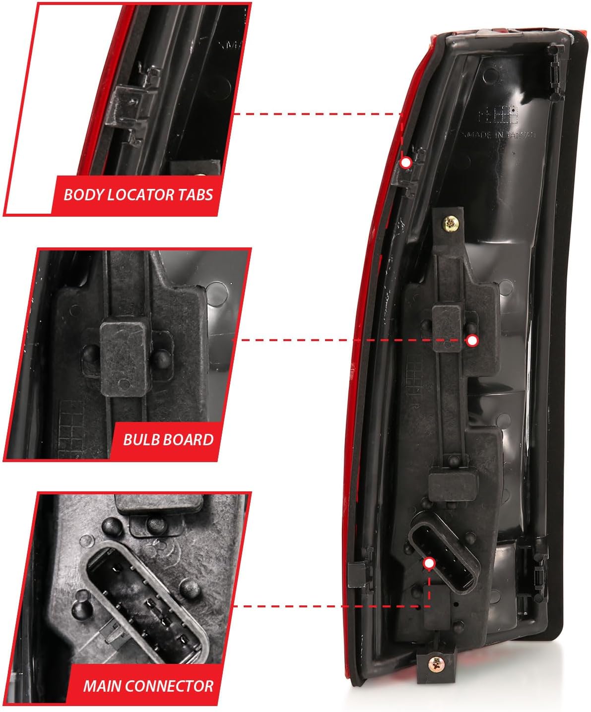 Anzo, Usa Usa 311300 Taillamps Fits Cadillac Escalade