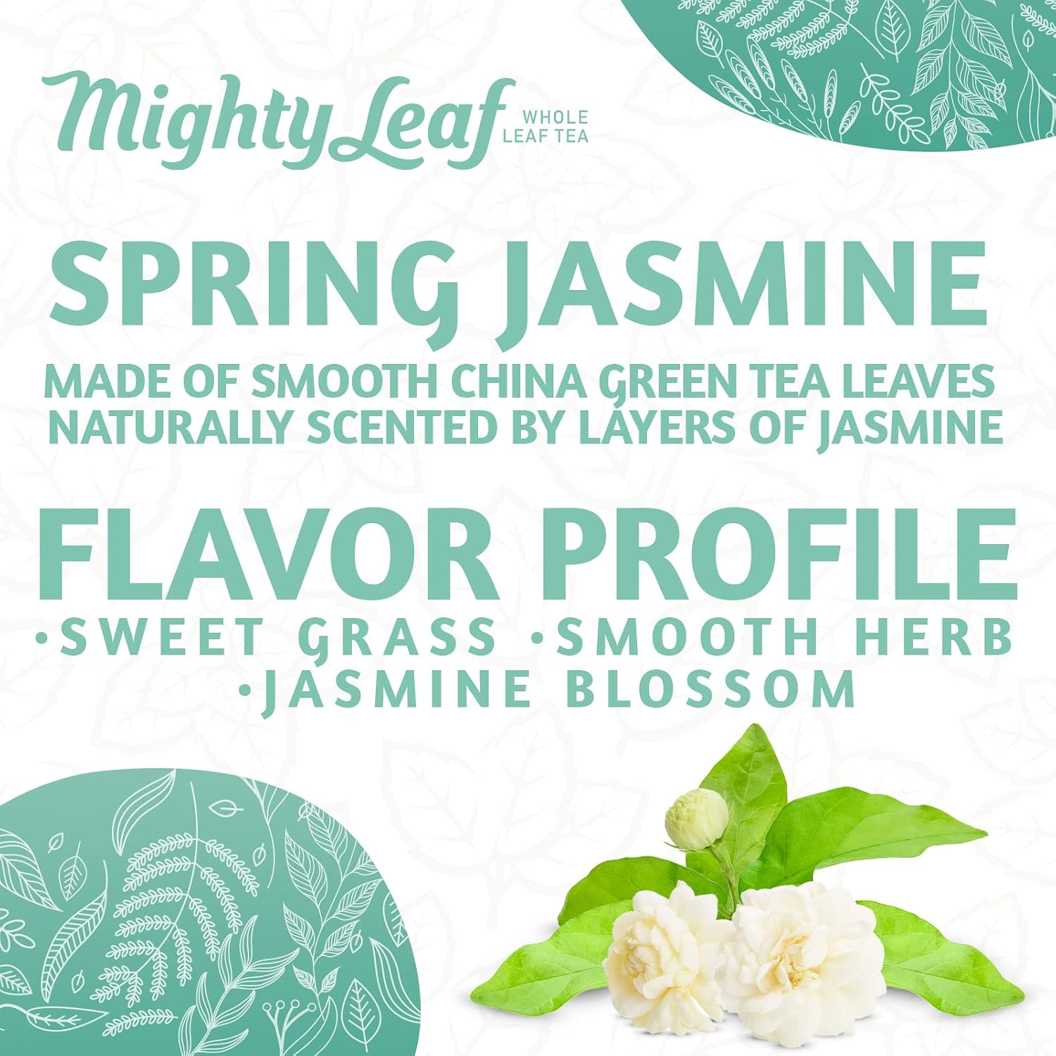 Mighty Leaf Green Tea Tropical – 100 Count Whole Leaf Green Tea Bags – Pyramid Sachets with Pineapple, Tropical Fruit & Floral Flavors – Antioxidant-Rich, Lightly Caffeinated