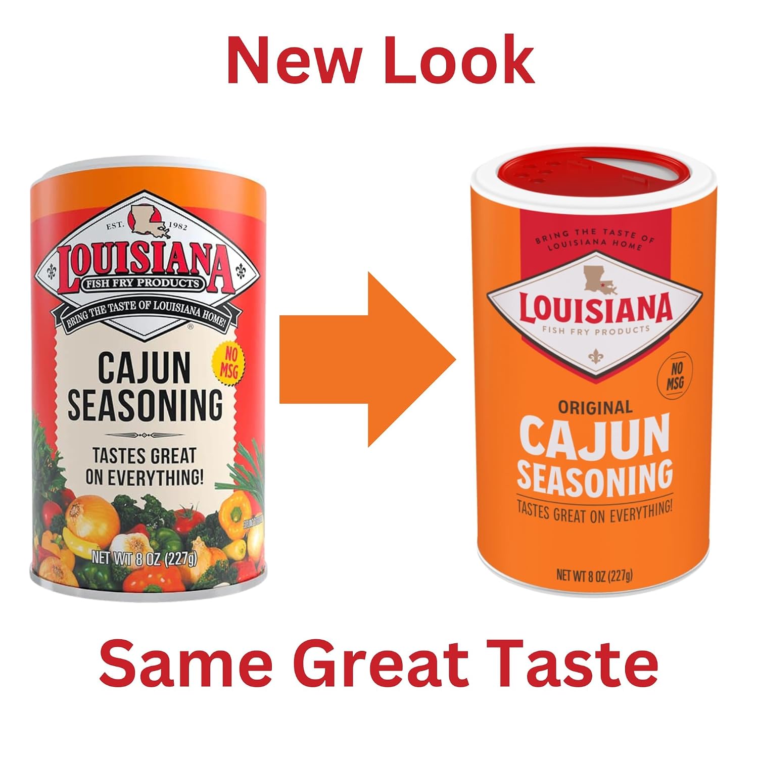 Louisiana Fish Fry Products Cajun Seasoning 8 Ounce