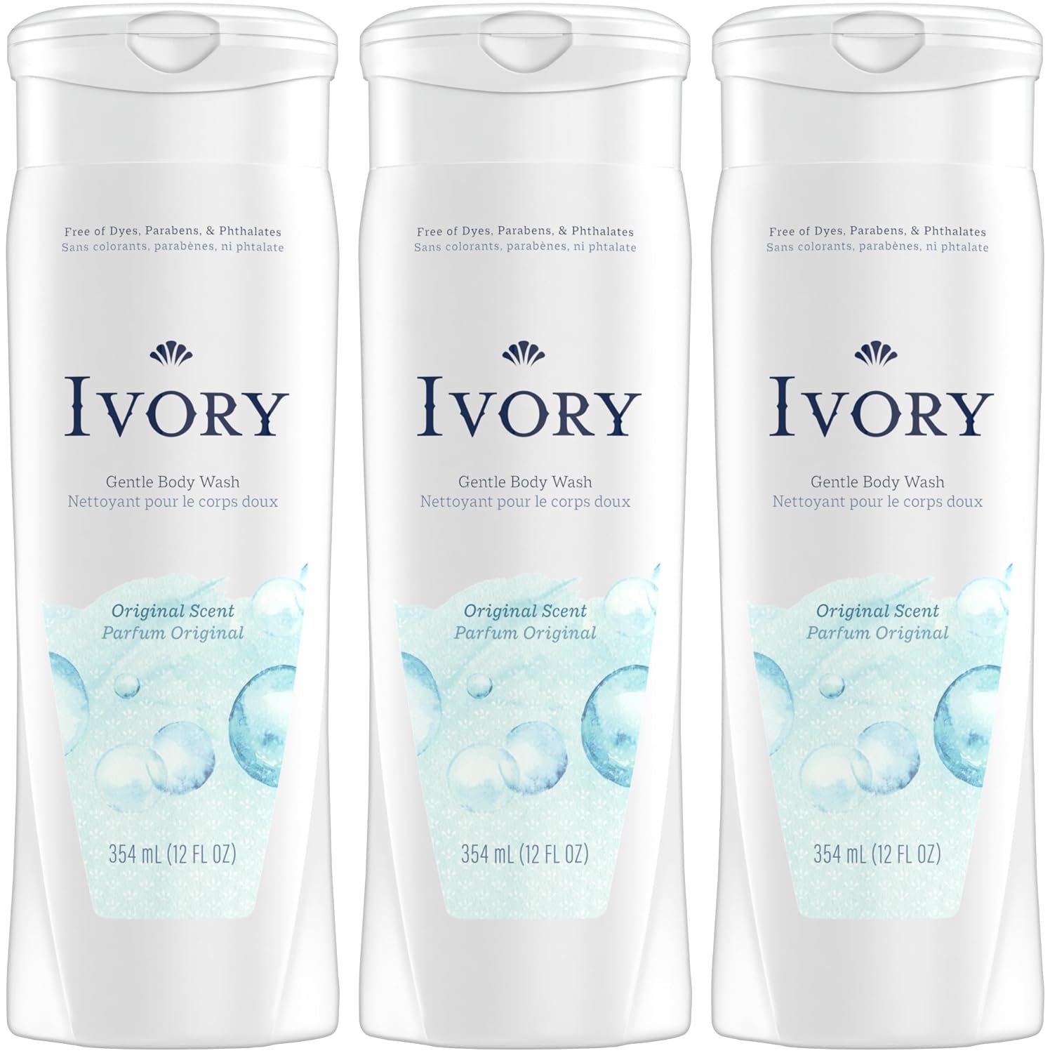 Ivory Body Wash - Original - 12 oz - 3 pk