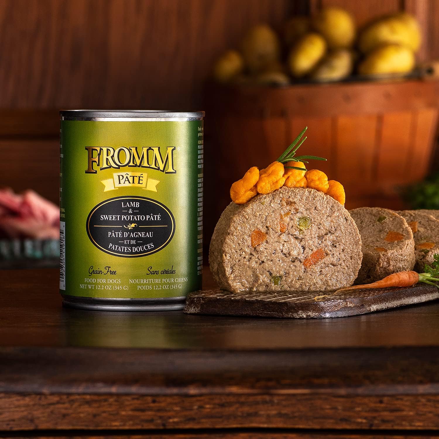 Fromm Venison & Lentil Pate Dog Food - Premium Wet Dog Food - Venison Recipe - Case of 12 Cans