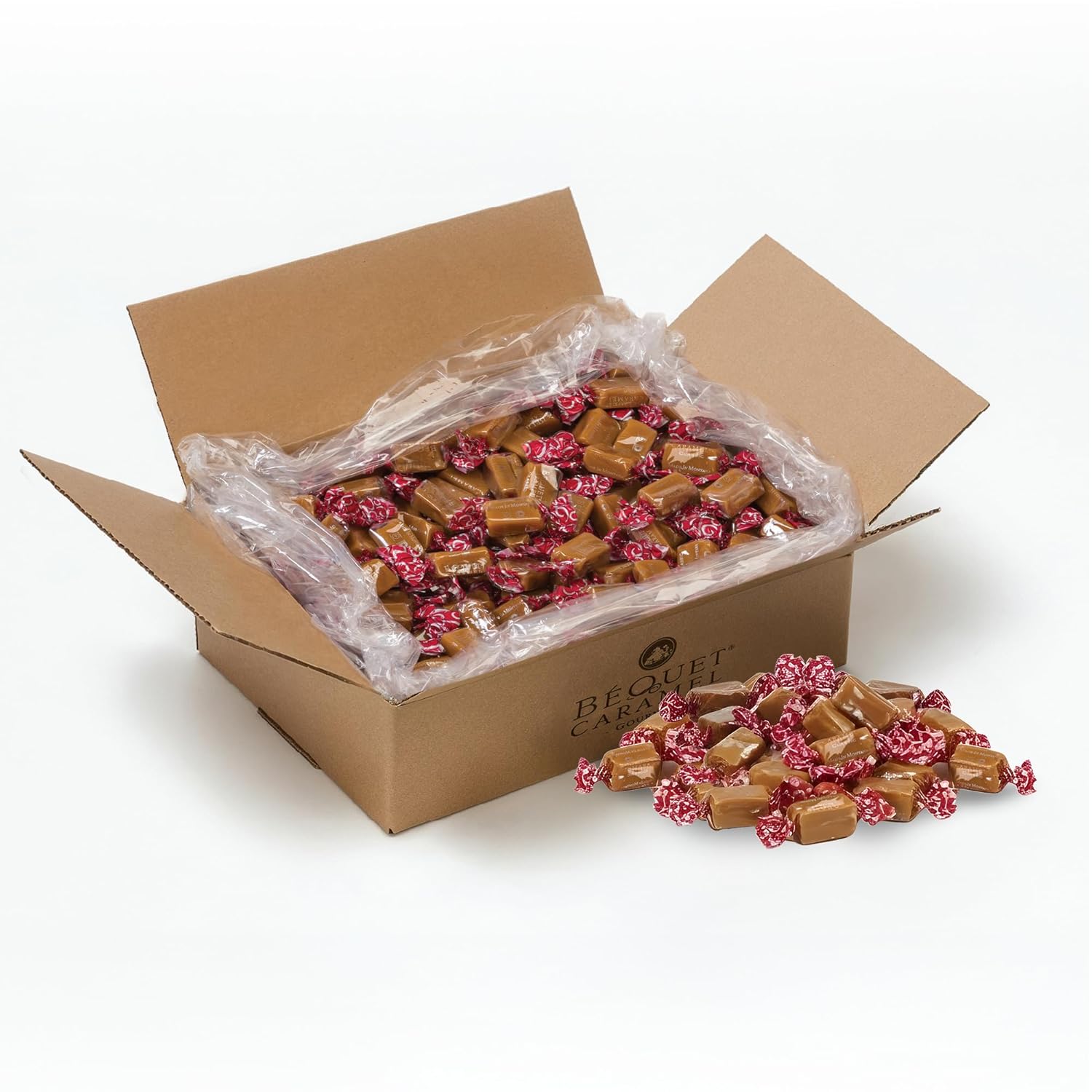 Béquet Classic Caramels - Soft Gourmet Candy - 24oz Resealable Pouch
