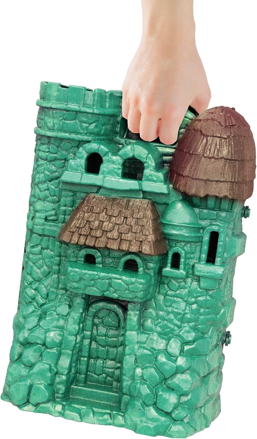 Masters of the Universe Mattel Masters of the Universe Origins Playset & Action Figure, Castle Grayskull with Scorceress, MOTU Toy, 4 Rooms