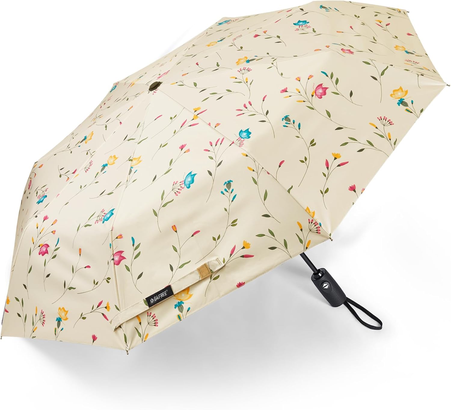 G4Free UPF 50+ UV Protection Travel Umbrella 42/46 Inch Auto Open Close