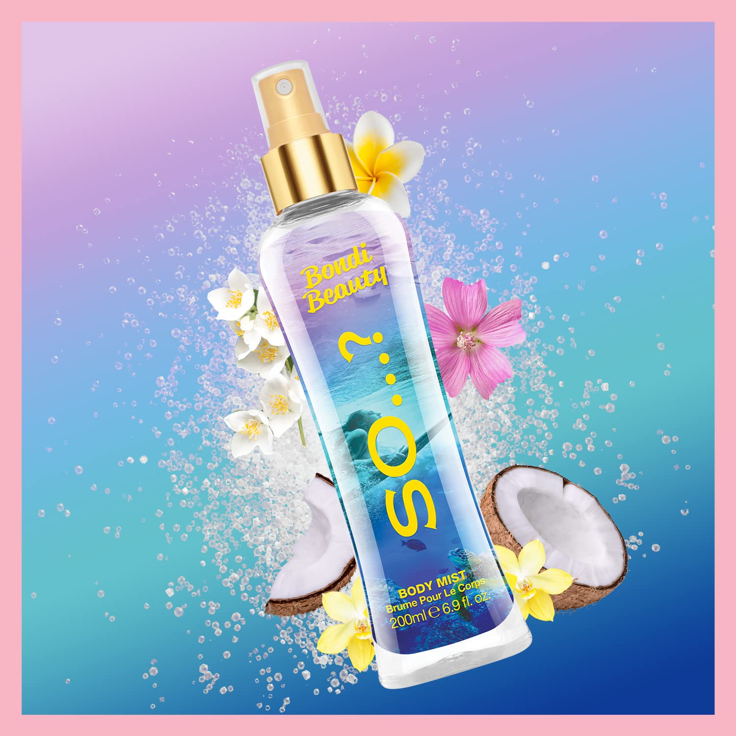 So…? Bali Breeze Body Mist - Perfume for Women with Tropical Aroma - Body Spray for Women with Coconut, Almond and Vanilla Notes - 6.9 oz