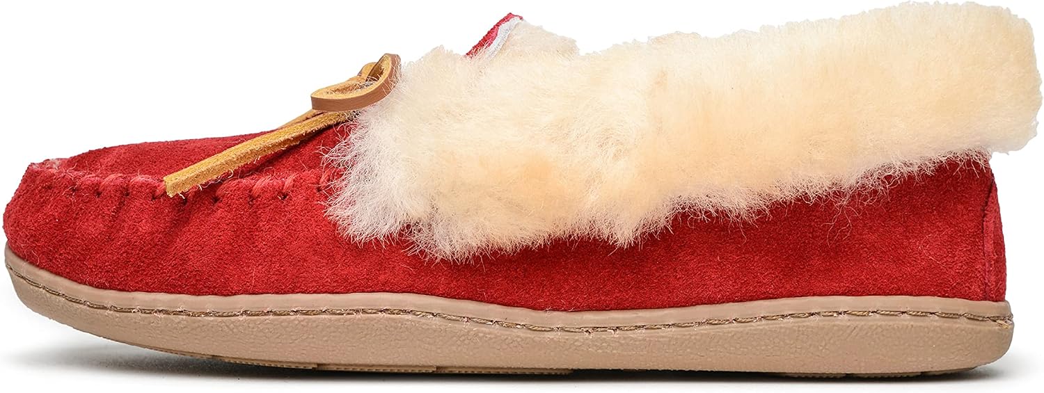 Minnetonka Women's Alpine Sheepskin Moccasin Slippers
