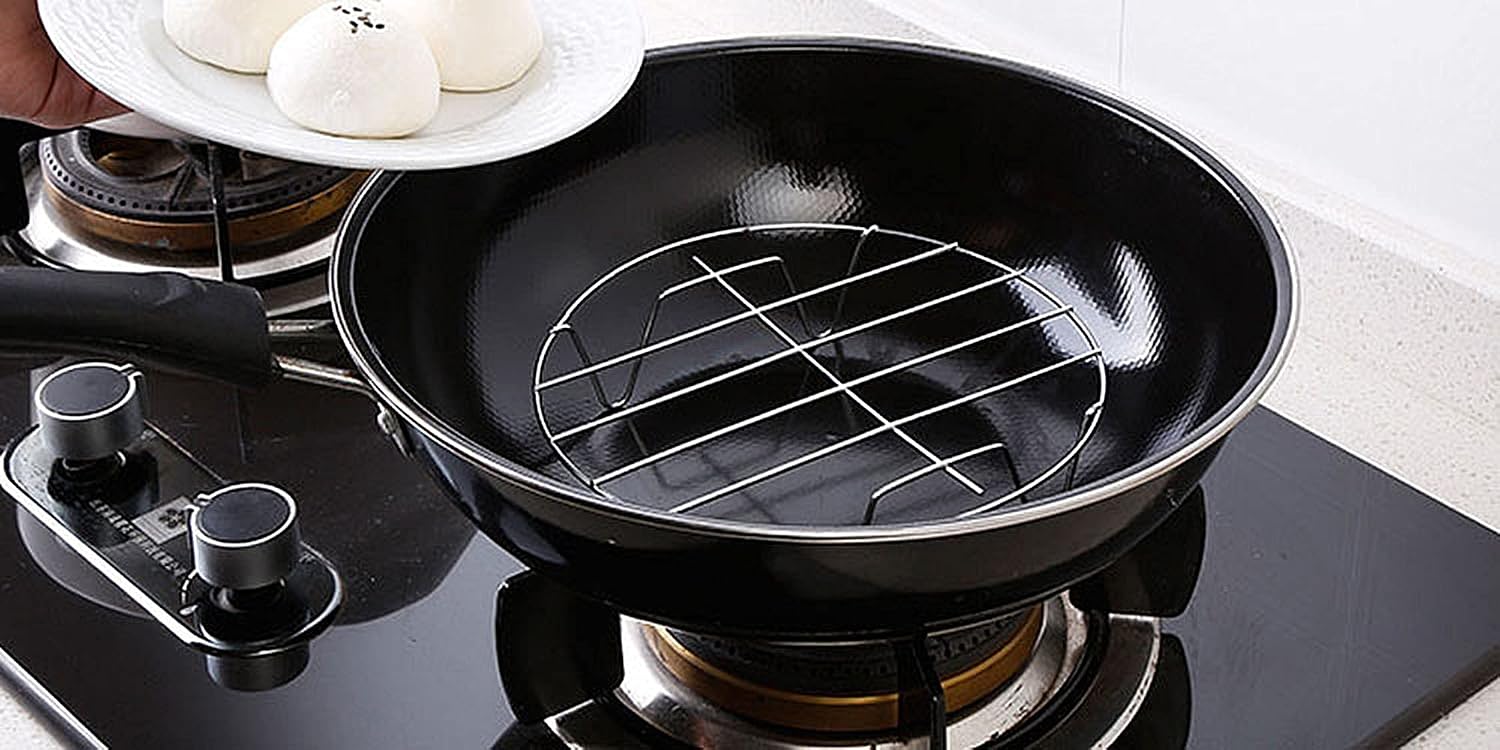 8 Inch Cooking Rack Round 304 Stainless Steel Cooling Racks Baking and Cooling Steaming Rack w Stand Cookware for Air Fryer Pressure Cooker Canning 2Pcs