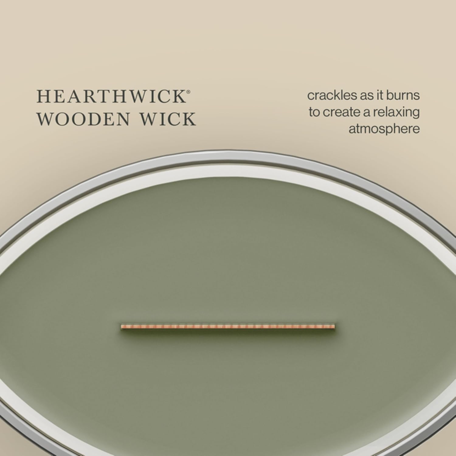 WoodWick Fireside Holiday Candle Gifts for Women and Men, 9.7 oz Medium Hourglass Candle with Crackling Wick