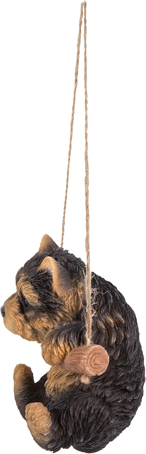 Hanging Yorkshire Terrier Puppy, Black