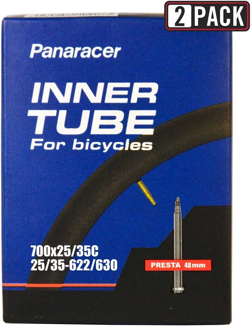 Panaracer Bicycle Tubes Presta Valve in Singles and Pairs