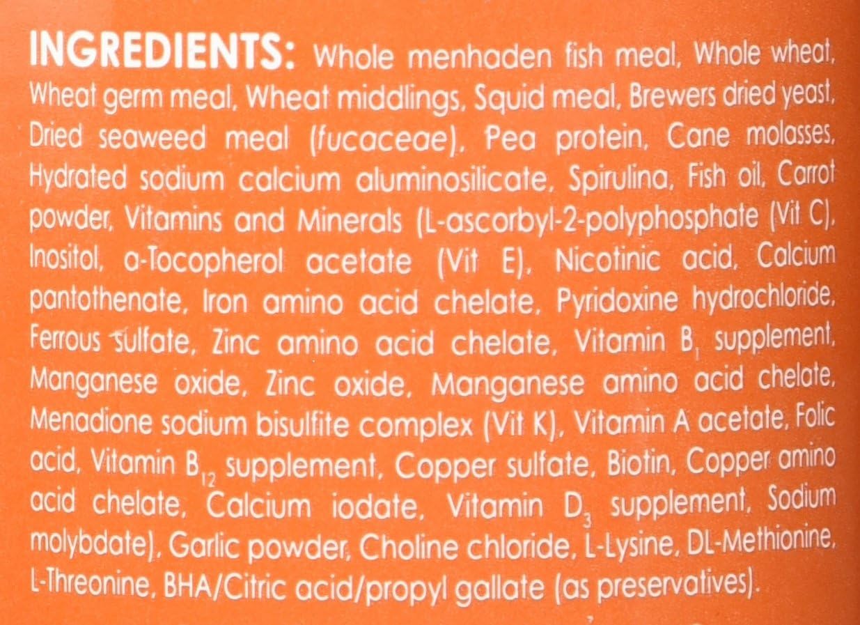 API BOTTOM FEEDER PELLETS WITH SQUID Fish Food 1.3-Ounce Container