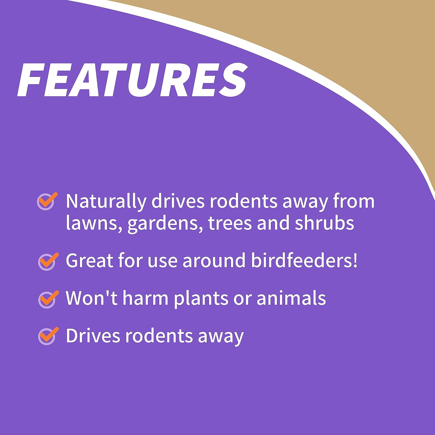 Bonide Chipmunk, Squirrel & Rodent Repellent, 32 oz Ready-to-Spray | For Outdoor Use, Deter Pests from Lawn & Garden