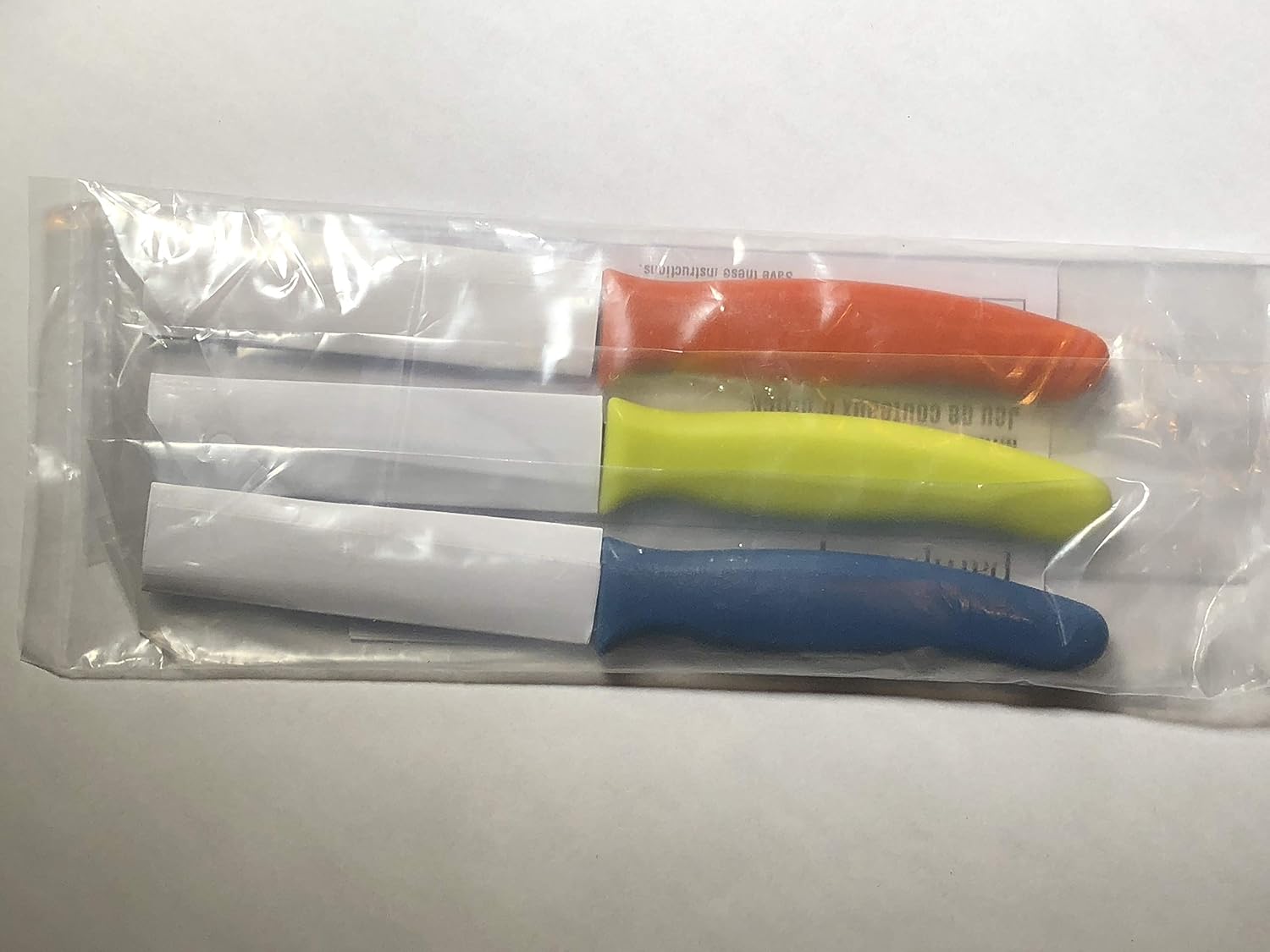 PAMPERED CHEF SET OF #3 KITCHEN PARING KNIFE SET. # 100035