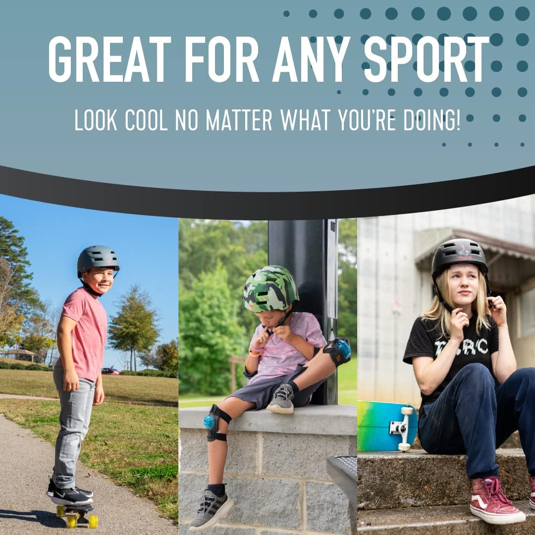 Flybar Bike Helmet- Multi Sport Dual Certified Adjustable Dial, Lightweight Skateboard Helmet, Roller Skating, Pogo, Electric Scooter, Snowboard, Boys and Girls Kids- Adults Helmets