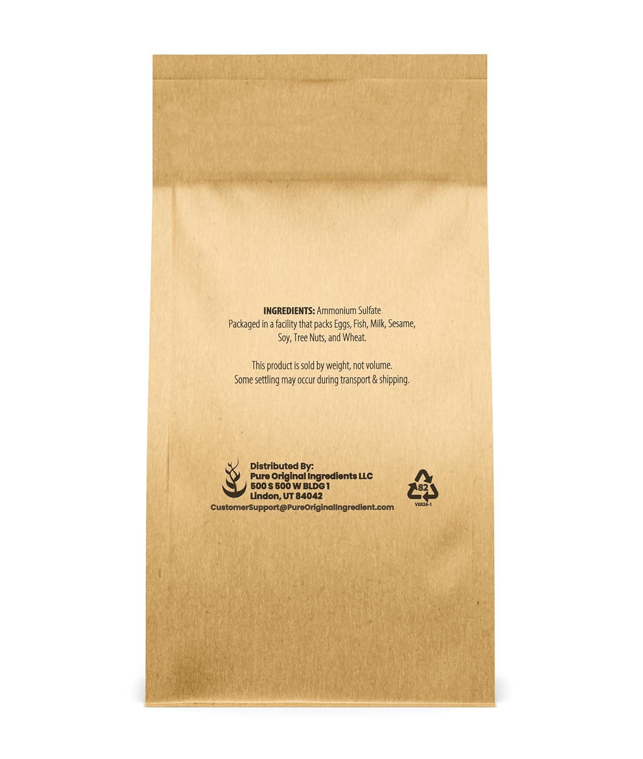 Pure Original Ingredients Ammonium Sulfate (8 oz) Soil Acidifier, Inorganic Sulfate Salt
