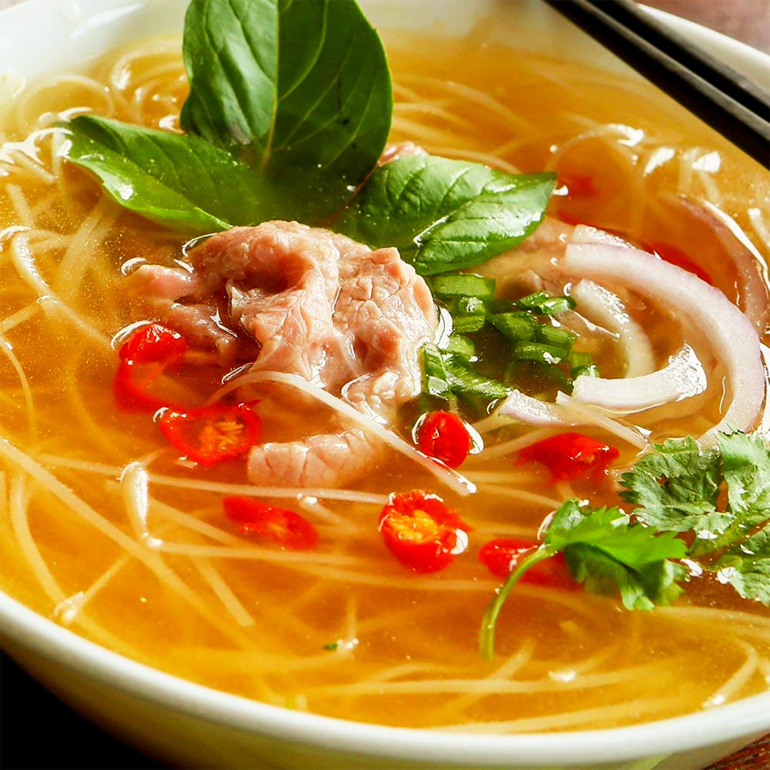 Essence of Lotus Instant Spicy Beef Pho Soup Mix — Ready-to-Eat Flavorful, Restaurant-Quality Pho broth, Made in the US (Spicy Beef Soup Mix, 1-Pack) | Ready-to-Eat, broth
